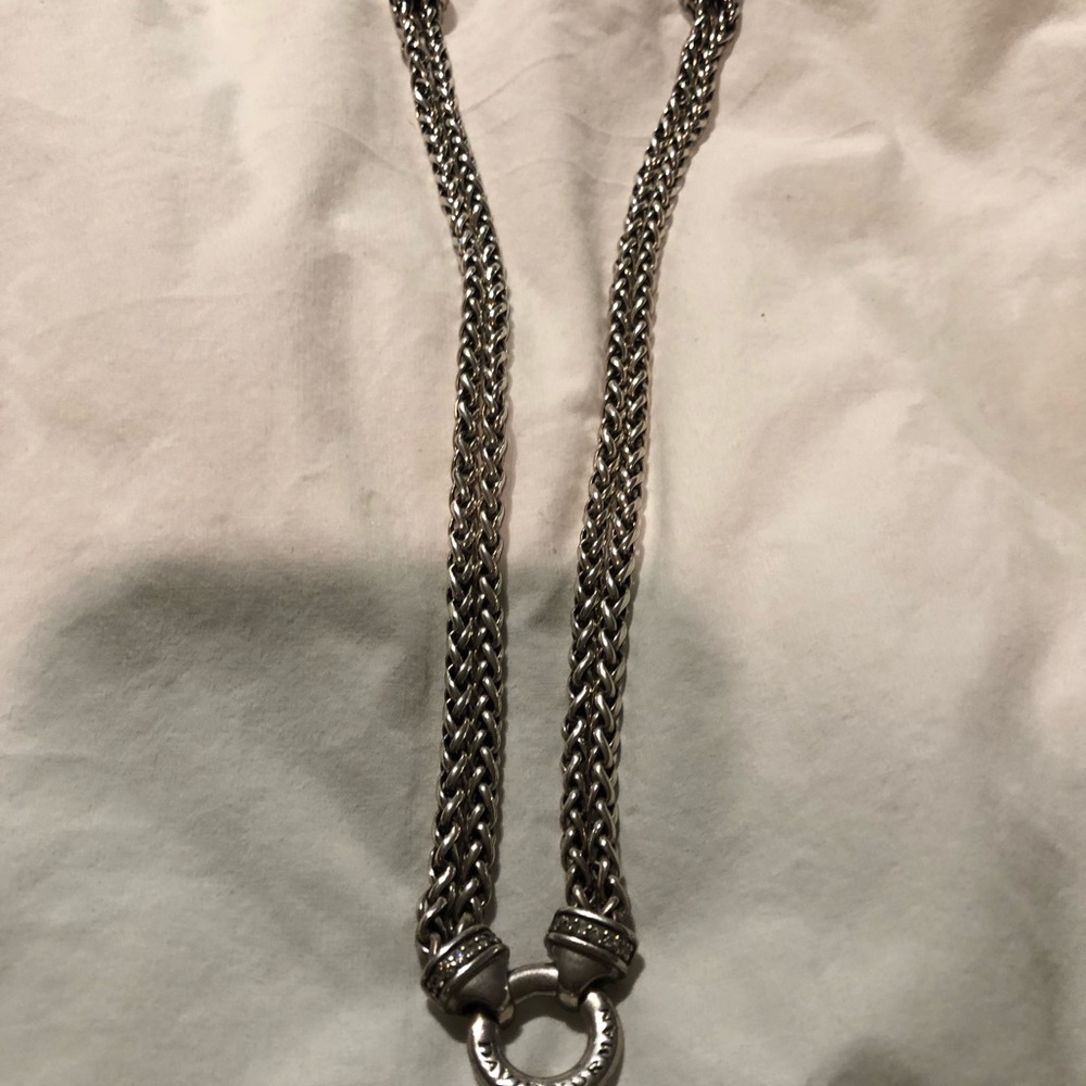 David yurman double Wheaton chain necklace